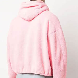 Hip Hop Color rojo precio manga larga moda sudaderas con capucha Hop Color sólido pulóver con capucha chándal hombre Otoño Invierno polar con capucha - Product Image 6