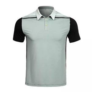 High Quality Custom Sublimation Printing Breathable <b>Compressed</b> Jersey Solid Polyester Men Short Sleeve Quick Dry Sports Golf - Product Image 4