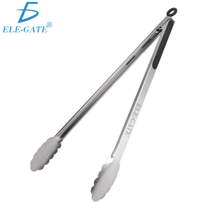 Pinze da Cucina in Acciaio Inossidabile Resistenti al Calore, Pinze Dorate per BBQ, Punte in Metallo Ecologiche Sicure per Cucina Domestica e Conservazione - Product Image 4