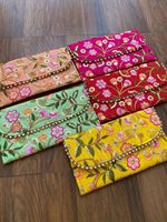 Sacs à main en daim brodés de fleurs, pochettes de soirée florales pour mariage, pochettes de poignet, pochettes de soirée, cadeaux de bal de promo au meilleur prix