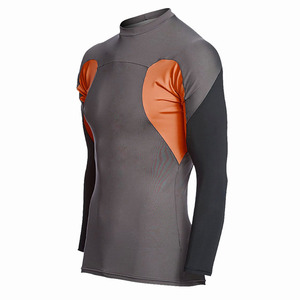 Nuevo logotipo personalizado Rashguards para hombres y manga larga impresa MMA Rush Guard compresión camisa de manga completa BJJ Rash Guard - Product Image 2