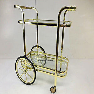 Chariot de service de luxe élégant de forme standard au design moderne de haute qualité pour la décoration - Product Image 6