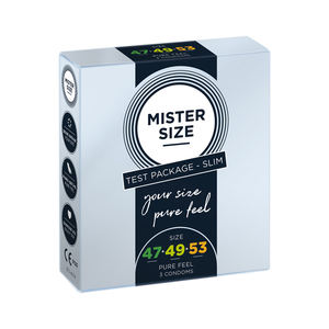 <span class=keywords><strong>Condones</strong></span> de Látex Ultrafinos para Hombre MISTER SIZE, Paquete de Prueba, <span class=keywords><strong>Condones</strong></span> Ultrafinos <span class=keywords><strong>XS</strong></span> S M, Talla Pequeña, Juego de Muestras, Paquete de Tres - Product Image 2