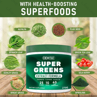 Marque privée Poudre de légumes mélangés 100% Pure Superfood Supergreens Super Greens Poudre