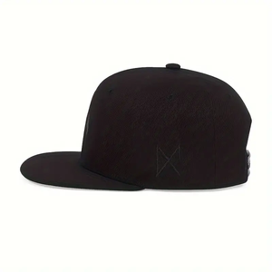 Casquette de baseball de sport à 6 panneaux personnalisée de haute qualité pour hommes Snapback vintage noir avec logo original brodé pour le cyclisme - Product Image 4