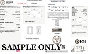 Diamante cultivado en laboratorio de corte esmeralda Color VVS1 VVS2 Clarity GHI Color Diamante suelto IGI Diamantes reales certificados del fabricante - Product Image 3