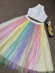 Lehenga choli ปักตาข่ายหนากับด้ายหลายเส้นพร้อมที่จะสวมใส่ lehenga choli สำหรับผู้หญิงอินเดียอย่างเต็มที่ - Product Image 4