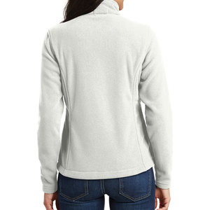 Chaqueta bordada personalizada de Invierno para mujer, chaquetas personalizadas con cremallera completa de microfibra para mujer - Product Image 5