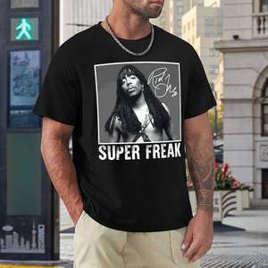 T-shirts Hip Hop en jersey 100% coton T-shirt en tricot imprimé à manches courtes surdimensionné pour hommes vente en gros - Product Image 5