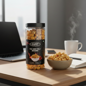 Nueces Makhana Tailandesas Asadas con Chile Dulce Picante, Sin Gluten, en Envase de Plástico de 80g - Product Image 2