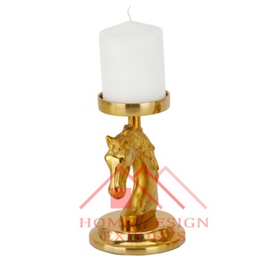 เชิงเทียนรูปม้าสำหรับตกแต่งบ้านเชิงเทียนรูปม้าสีทองสำหรับตกแต่งคริสต์มาส - Product Image 4