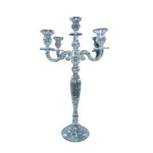 New Arrival Looking Hotel <b>Dinner</b> ware Handmade Design Tabletop Decorative <b>Candle</b> Holder Stand Metal Crystal <b>Candle</b> Holder - Product Image 1