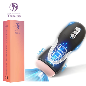 Succhiare la masturbazione della tazza del sesso adulto del prodotto 10 frequenza di vibrazione 7 frequenza che succhia TPE e materiale dell'abs della tazza di masturbazione del maschio - Product Image 1