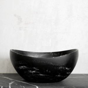 Ensemble de 2 bols de service en résine minimaliste au design antique de qualité supérieure avec un matériau et une qualité extra premium - Product Image 6