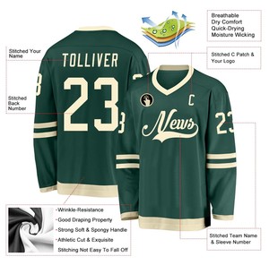 Best-selling Blank Hockey Jersey Custom Design Hockey Wear Training Ice Hockey Jersey - Product Image 2