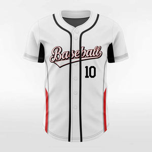 Producto de tendencia 2025 nueva llegada Jersey de béisbol barato de alta calidad 100% Jersey de béisbol de poliéster - Product Image 1