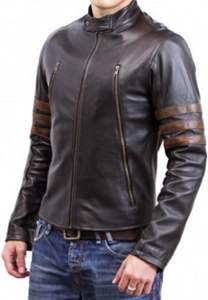 Chaquetas de cuero de vaca para hombre, ropa, chaqueta para hombre, chaqueta de cuero Vintage con cremallera completa, chaqueta de cuero para motocicleta desgastada para hombre - Product Image 3