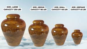 Large Wooden <b>Urn</b> for Human Ashes for <b>Pets</b> Personalized Adult for Burial for Ashes <b>Urn</b> - Product Image 2