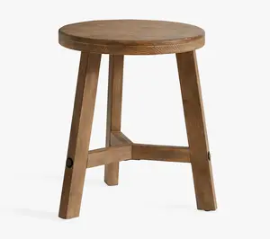 3 पैर वाली लकड़ी की साइड टेबल लेजर कट लकड़ी, बेहतरीन गुणवत्ता के साथ अनुकूलित रंग और आकार के साथ ठोस लकड़ी से बनी है