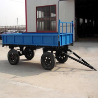 Tracteur Benne Remorque Camion Essieux Timon Remorque Complète Avec Inclinaison Hydraulique