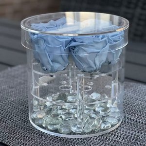 Caja de pared de acrílico multicolor, caja de almacenamiento de contenedores de forma cuadrada para juguetes, alcancía para niños - Product Image 6