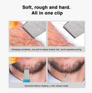 Hot Custom Logo 4 PCS Set of Slanted Pointed Flat Trimming Stainless Steel Eyebrow & Eyelash Tweezers Applicator By ANAAIF - Product Image 5