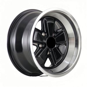 Ruedas negras fundidas escalonadas 5X130 16 pulgadas 7J 8J llantas de aleación para <span class=keywords><strong>Porsche</strong></span> <span class=keywords><strong>964</strong></span> 911 <span class=keywords><strong>Carrera</strong></span> 924 930 <span class=keywords><strong>Turbo</strong></span> 944 968 Cayenne - Product Image 4