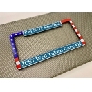 Premium Patriotic Car Plastic License <b>Plate</b> Frames LED Material <b>Number</b> <b>Plate</b> Cover <b>Holder</b> for Car Decoration - Product Image 4