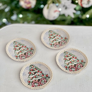 Posavasos único de algodón, bebidas absorbentes, regalos de inauguración de la casa de cumpleaños, decoración de mesa de salón de granja OEM - Product Image 3