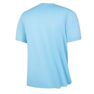 เสื้อยืดคอกลมผู้ชายสีขาว ผ้าแห้งเร็ว ระบายอากาศได้ดี ผ้าฝ้าย 100% แขนสั้น สไตล์ลำลอง ออกกำลังกาย ฮิปฮอป ลายถัก - Product Image 6