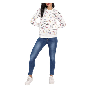 Sweats à capuche d'automne pour femmes pull Fitness 100% Polyester séchage rapide avant Logo personnalisé sublimé imprimé thermique de haute qualité - Product Image 5