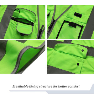 Tasa razonable Hombres Hi Vis Chaleco última moda alta calidad Transpirable antiarrugas tendencia superior Hombres mejores diseños Hombres Hi Vis Chaleco - Product Image 6