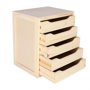 Cassettiera WELL HOME a 5 cassetti, finitura non verniciata, 39x30x45cm - Product Image 6