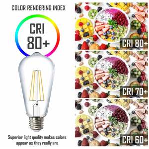 E27 LED Filament ST64 <b>Bulb</b> 8W Energy Efficient LED Lighting - Product Image 1