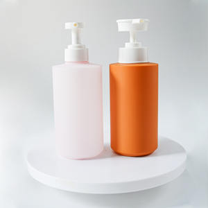 2025 Design élégant moderne 300ml HDPE double couche bouteilles en plastique pompe à lotion disponible plusieurs couleurs shampooing nettoyant pour le corps visage - Product Image 3