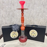 Vente en gros de narguilé Shisha en acrylique transparent de haute qualité avec une excellente finition pour les clubs, pubs et restaurants de table colorés