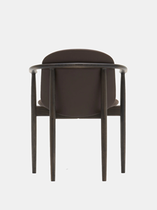 Ensemble de chaises modernes de salle à manger d'hôtel et de luxe pour meubles chaise de restaurant en cuir tufté de luxe en bois - Product Image 5