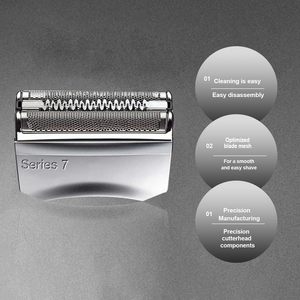 Cabezal de Repuesto Compatible de 1 Pieza para Afeitadora Eléctrica Plateada, para Afeitadoras Rotatorias - Product Image 3