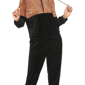 OEM personnalisé femmes 2 pièces à manches longues survêtement automne hiver sport costume capuche décontracté mode style femmes survêtement ensemble - Product Image 2