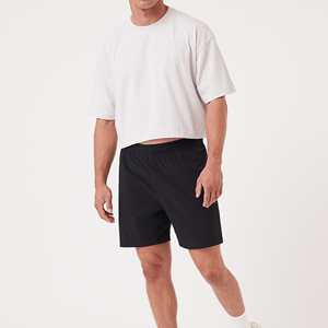 2025 High Quality 100% Cotton Hip Hop Style <b>T</b> <b>Shirt</b> <b>Cropped</b> Boxy <b>Fit</b> Men's <b>T</b>-<b>Shirt</b> Casual Oversized Blank Custom <b>T</b> <b>Shirt</b> for Men - Product Image 5