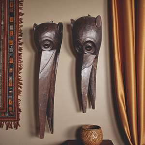 Rustic-<b>Style</b> Wooden <b>Head</b> Design - Product Image 2