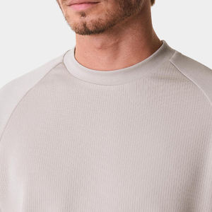 OEM personalizado propio logotipo de la marca de manga corta de alta calidad de los hombres de camisetas 100% algodón transpirable liso de peso pesado de talla grande camiseta - Product Image 3