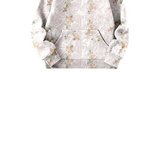 Sweat-shirt à capuche unisexe en molleton léger imprimé, coupe régulière, avec poche, 100 % coton, hiver, 2 pièces, coupe-vent, fermeture éclair, décontracté - Product Image 4