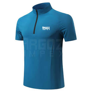 เสื้อซิปไตรมาสสำหรับผู้ชายเสื้อครอปผ้าฝ้าย100% ทำตามสั่งขนาดต่ำสวมใส่สบาย - Product Image 1