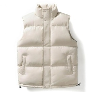 เสื้อกั๊กทรงทางการชาย ปรับชายเสื้อได้ ราคาโรงงาน ปิดซิป คอจีน ดีไซน์ไม่มีแขน เสื้อคลุมสำหรับฤดูใบไม้ร่วง มีกระเป๋า - Product Image 1