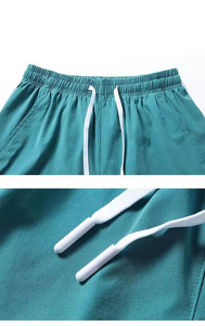 Pantalones Cortos Deportivos Personalizados al por Mayor para Hombre, para Gimnasio y Entrenamiento, con Costura Interior de 5 Pulgadas, Cintura Elástica y Dobladillo Dividido - Product Image 2