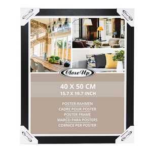 Cadre d'affiche moderne à motif abstrait 40 x 50 cm, style design noir - Product Image 2