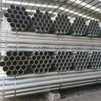 Tuyau en acier galvanisé prélaqué anti-corrosion pour rampes de passerelles extérieures Q195 Q235 Q345 ASTM GB EN BS Diamètre extérieur personnalisé Coupe sur mesure