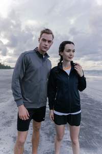 ULTIFRESH Moon Full-Zip <b>Jacket</b> Unisex Casual Motorcycle <b>Jacket</b> for Men & <b>Women</b> Lightweight Outerwear UVJ03 - Product Image 4