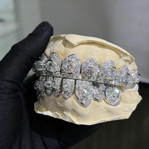 Pendientes de Plata de Ley 925 con Diamantes de Moissanita VVS, Estilo Hip Hop, Joyería Personalizada para Hombres y Mujeres - Product Image 3